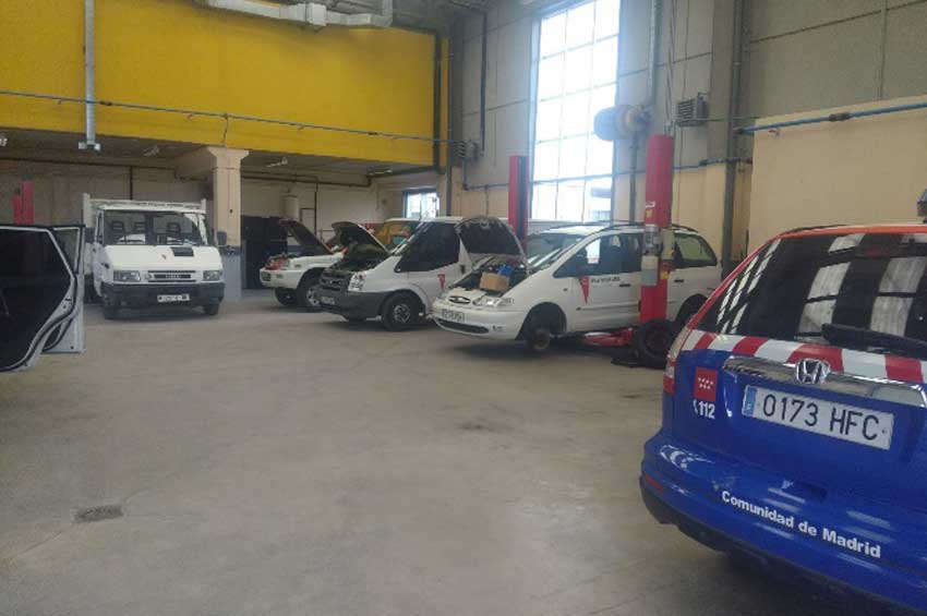 Rivamadrid asume el mantenimiento de la flota de vehículos municipales