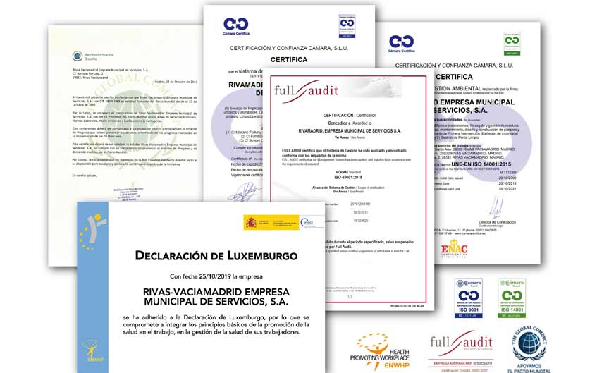 Nuevas Certificaciones: Un entorno de trabajo seguro y saludable