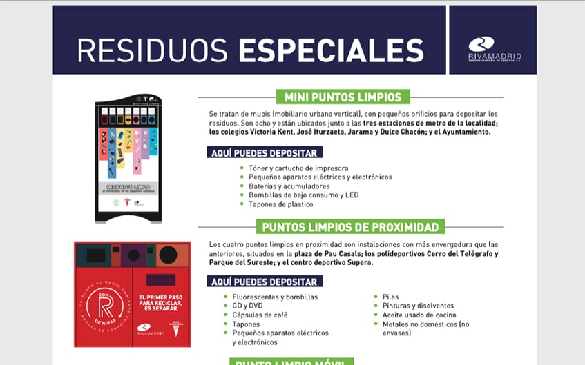 Nuevas opciones para los residuos especiales