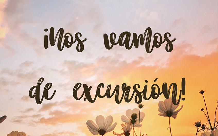 ¡Nos vamos de excursión!