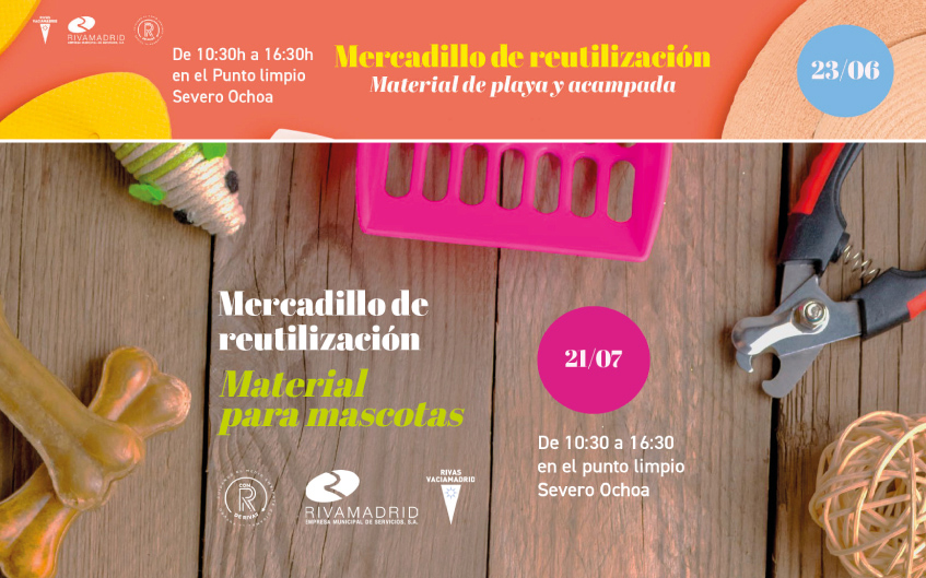 Nota mercadillos de reutilización de junio y julio