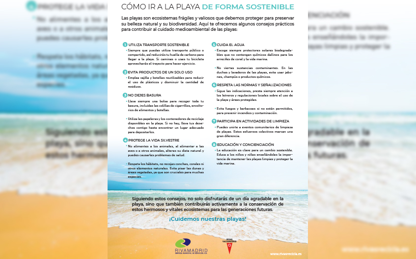 Vacaciones sostenibles en la playa