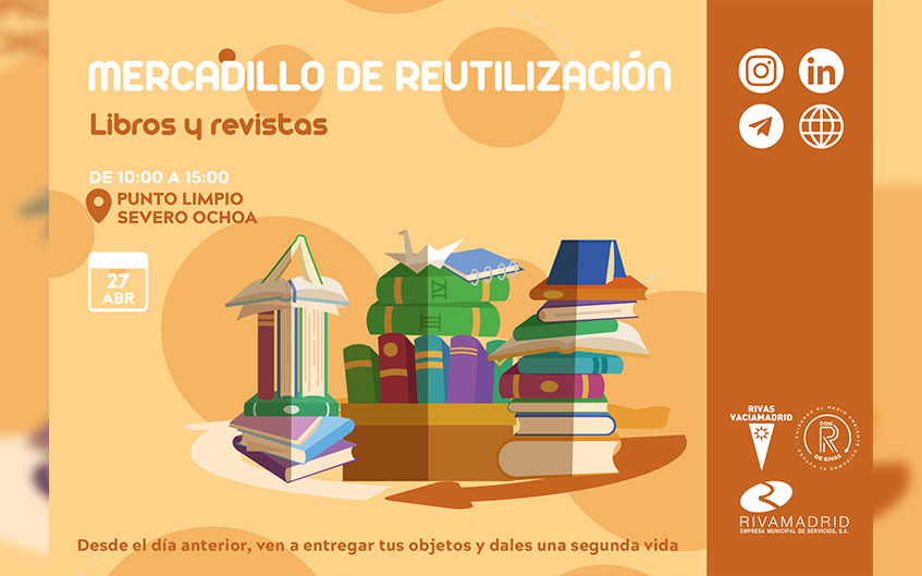 Mercadillo de Reutilización de Abril: Celebremos el Mes del Libro con un Intercambio Literario